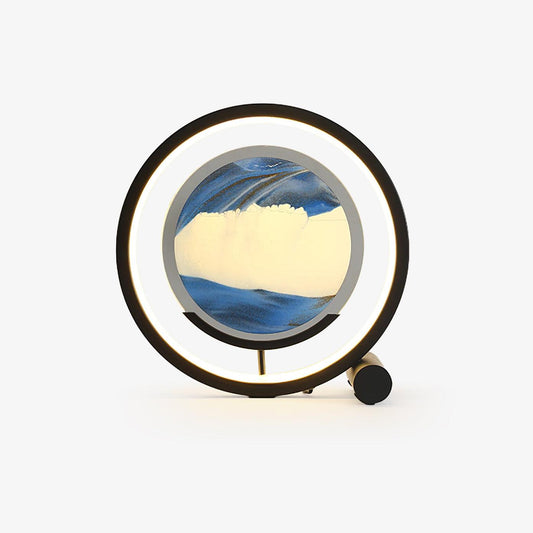 Sand Table Lamp | Metal & Glass | Black, White, Red, Blue