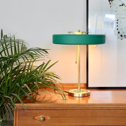 Revolve Table Lamp | Metal & Acrylic | Gold with Multi-Color Shades