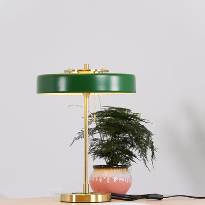 Revolve Table Lamp | Metal & Acrylic | Gold with Multi-Color Shades
