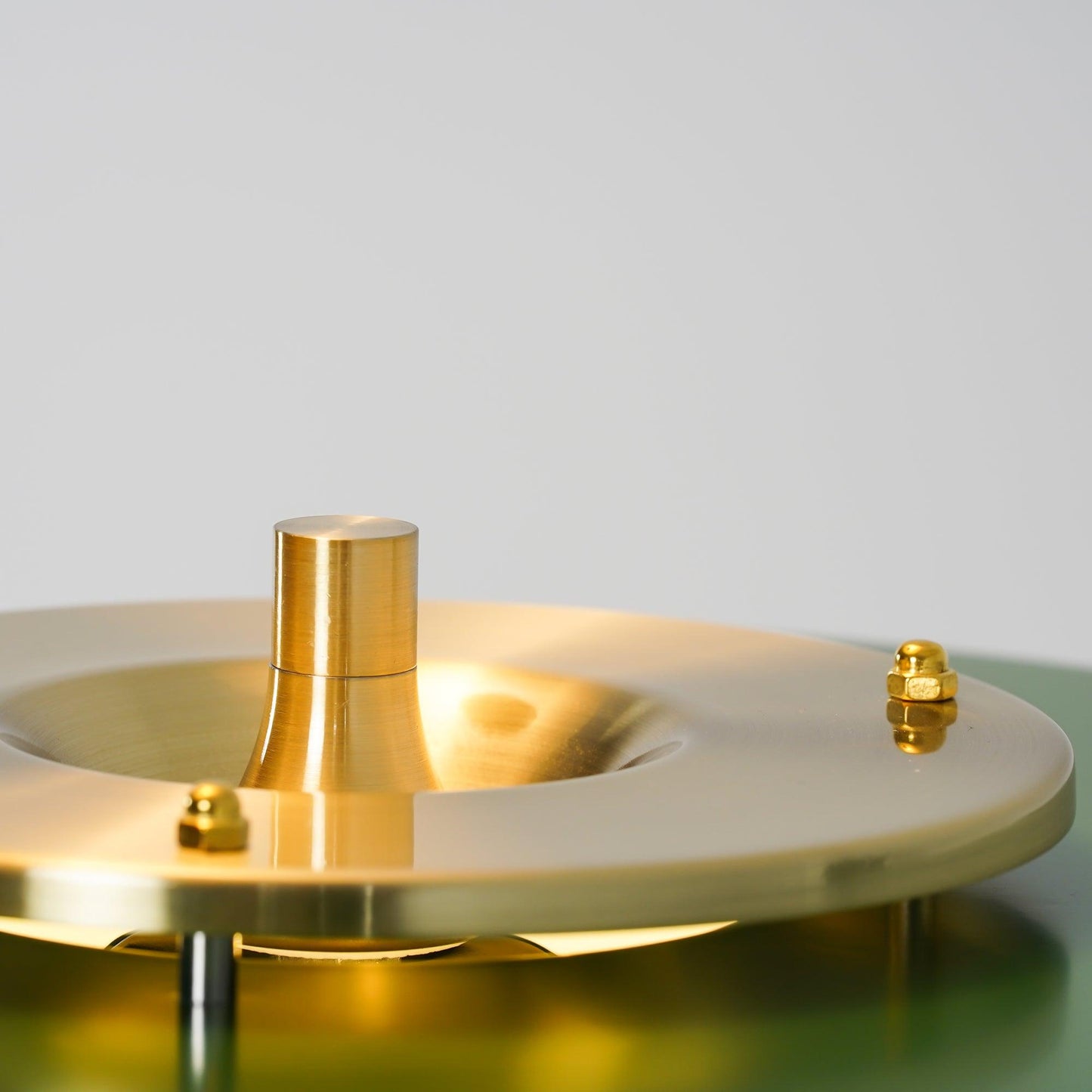Revolve Table Lamp | Metal & Acrylic | Gold with Multi-Color Shades