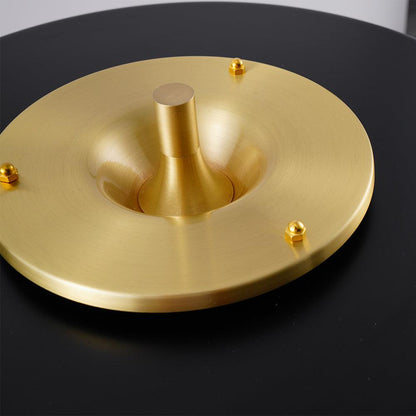 Revolve Table Lamp | Metal & Acrylic | Gold with Multi-Color Shades
