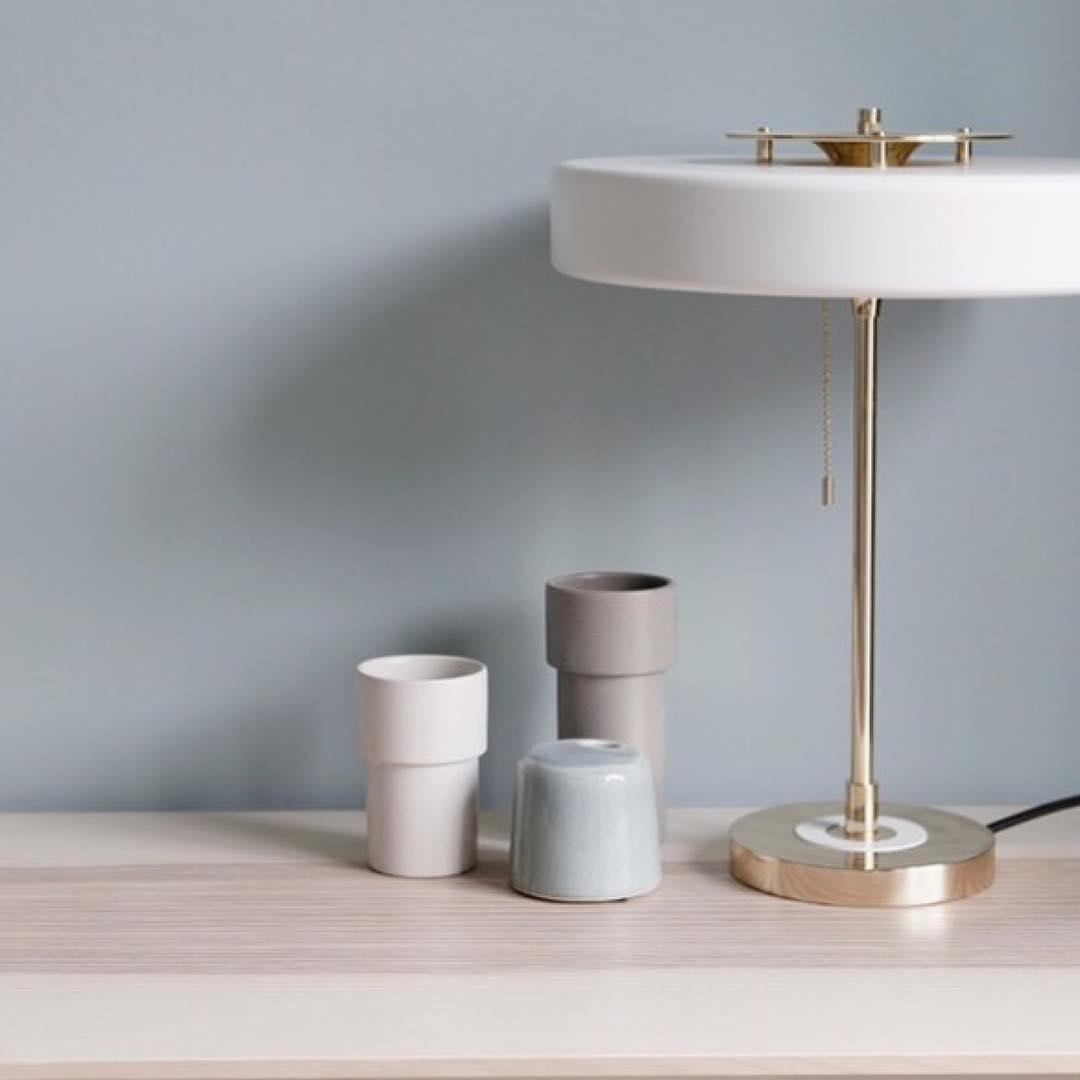 Revolve Table Lamp | Metal & Acrylic | Gold with Multi-Color Shades