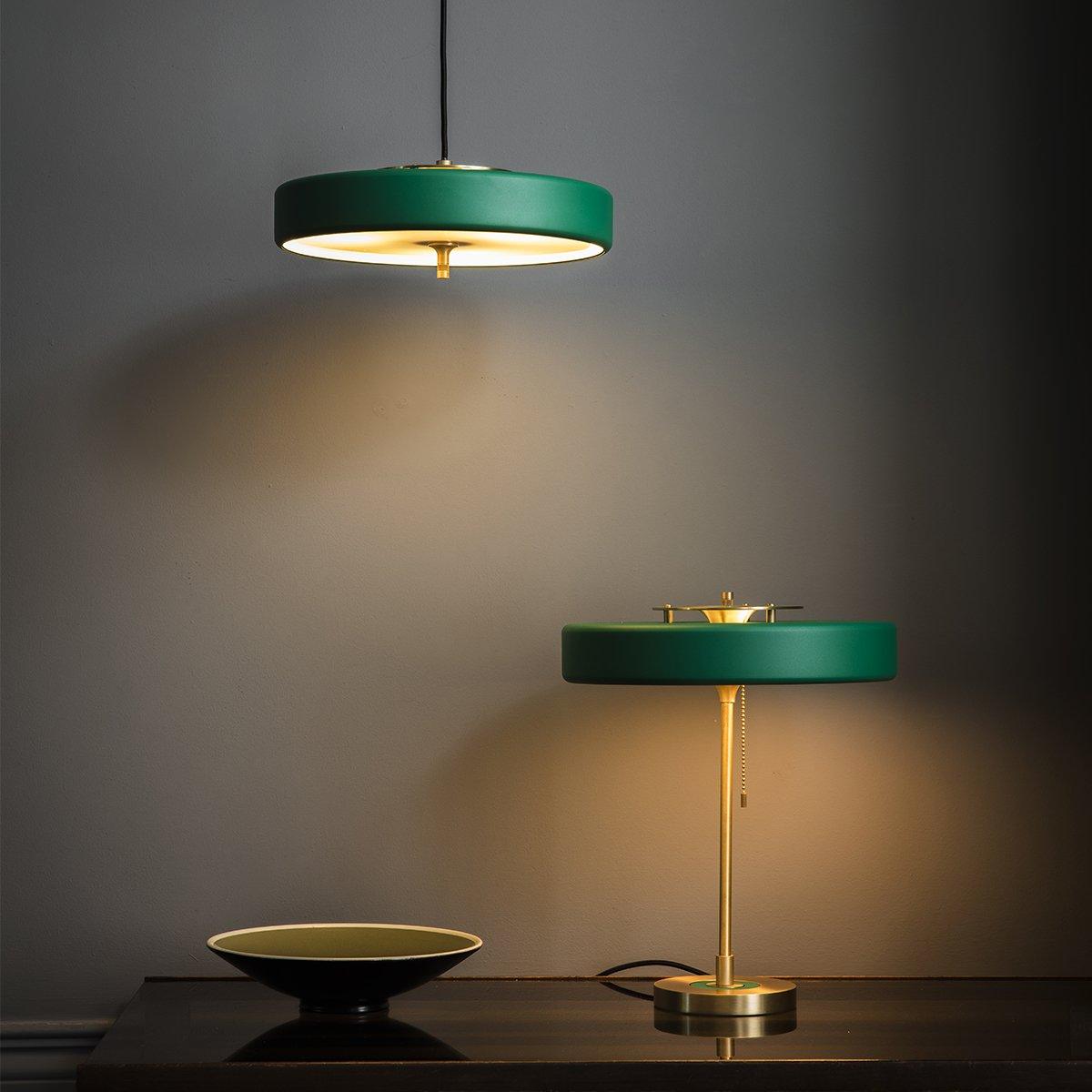 Revolve Table Lamp | Metal & Acrylic | Gold with Multi-Color Shades