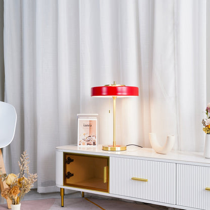 Revolve Table Lamp | Metal & Acrylic | Gold with Multi-Color Shades