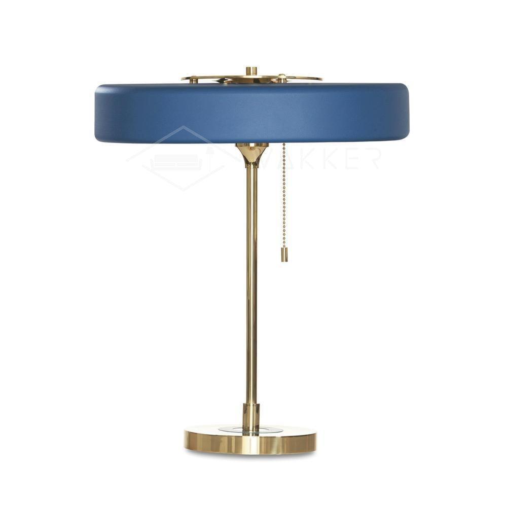 Revolve Table Lamp | Metal & Acrylic | Gold with Multi-Color Shades