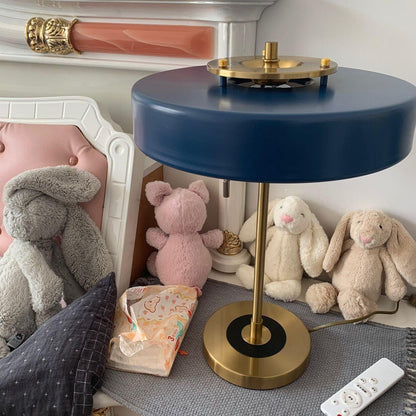 Revolve Table Lamp | Metal & Acrylic | Gold with Multi-Color Shades