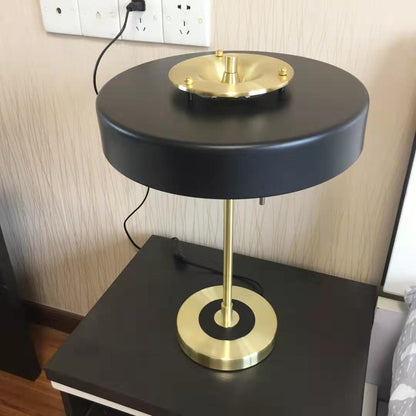 Revolve Table Lamp | Metal & Acrylic | Gold with Multi-Color Shades