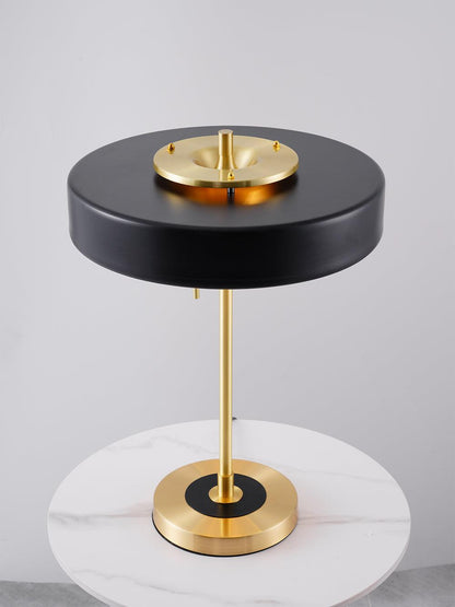 Revolve Table Lamp | Metal & Acrylic | Gold with Multi-Color Shades