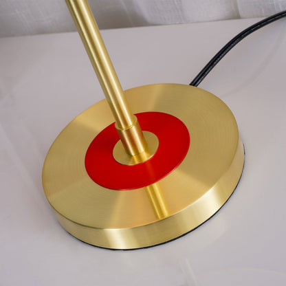 Revolve Table Lamp | Metal & Acrylic | Gold with Multi-Color Shades
