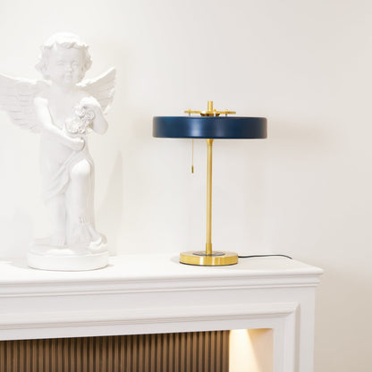 Revolve Table Lamp | Metal & Acrylic | Gold with Multi-Color Shades