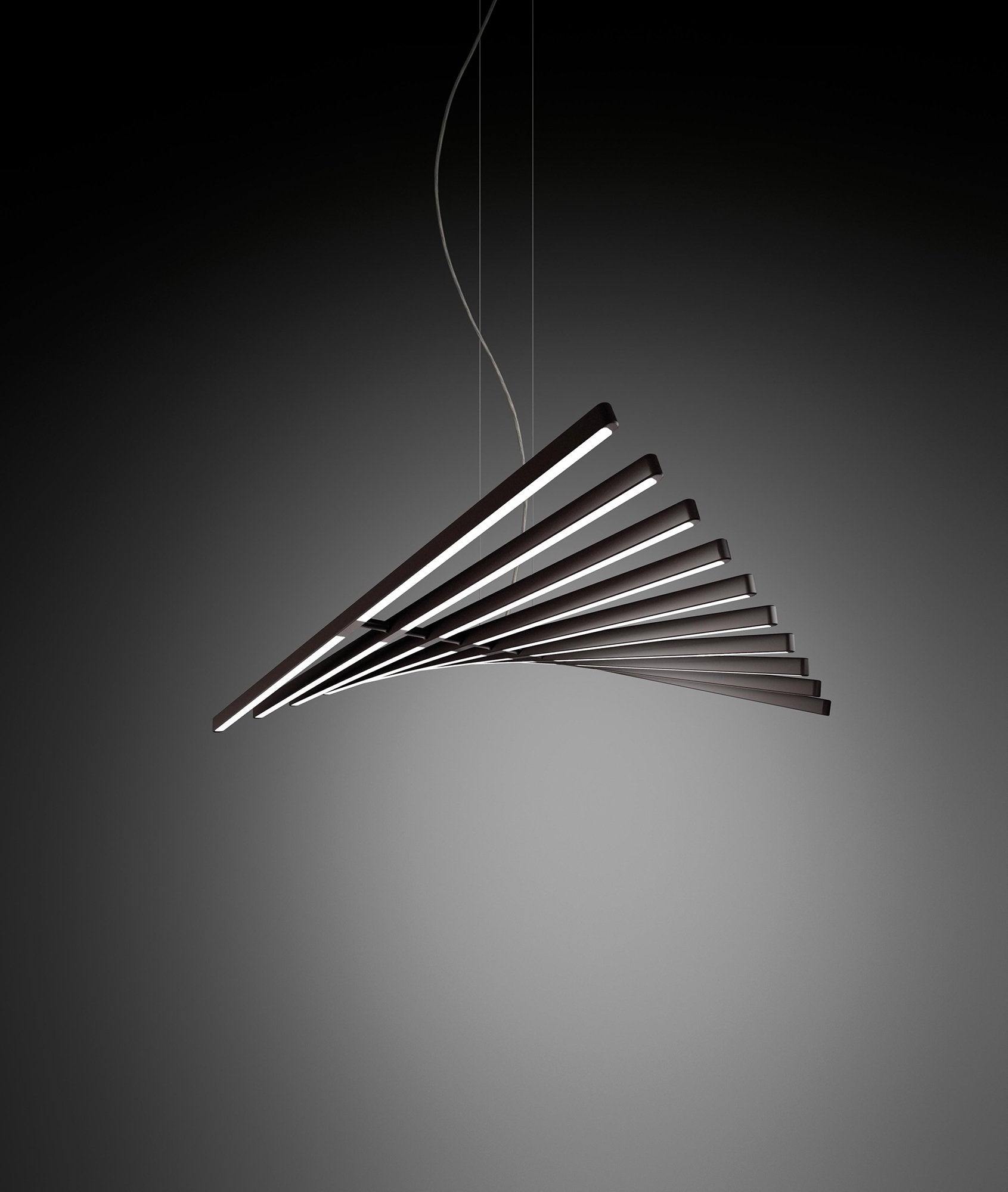 Piano Keys Black Chandelier