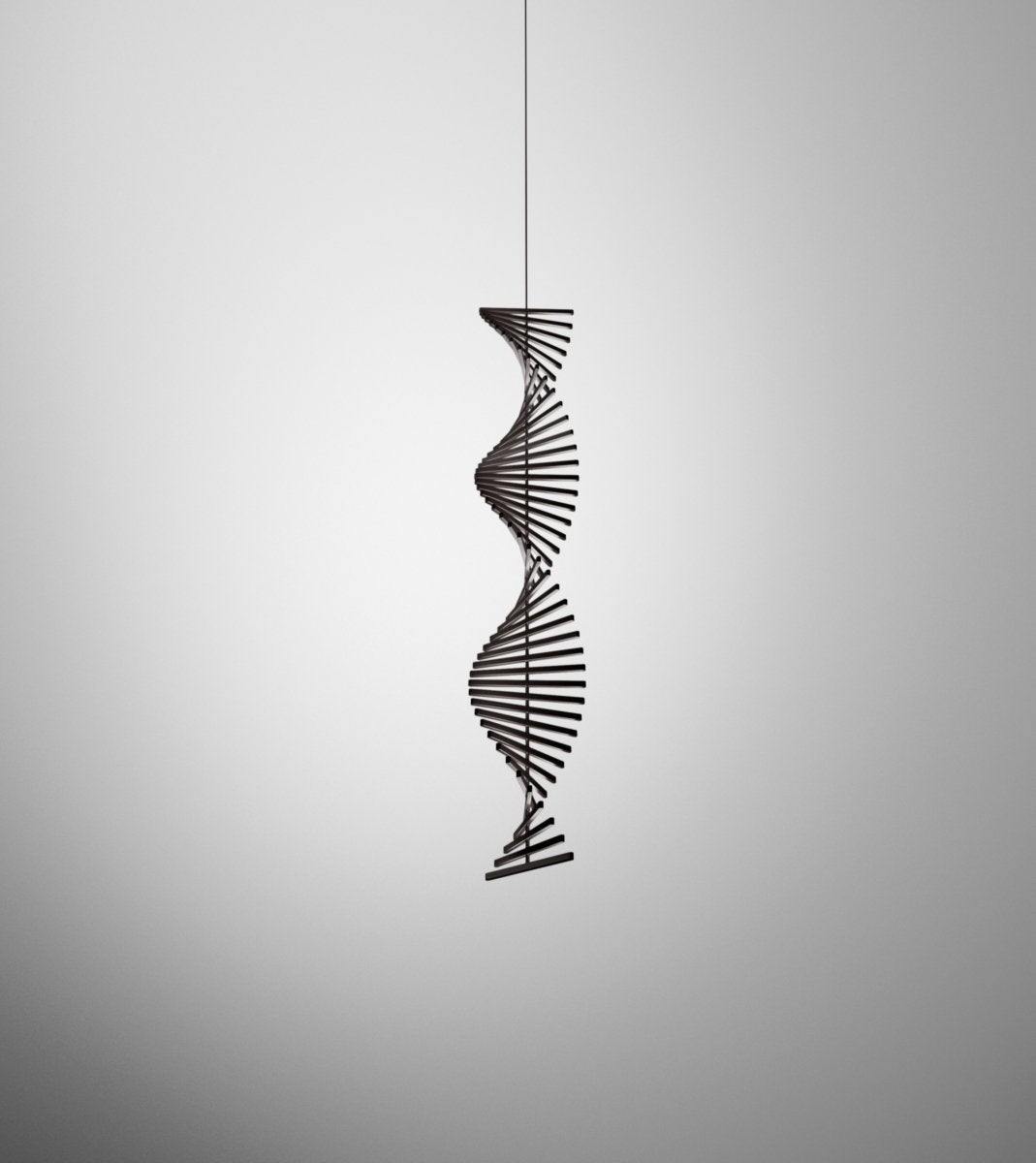 Piano Keys Black Chandelier