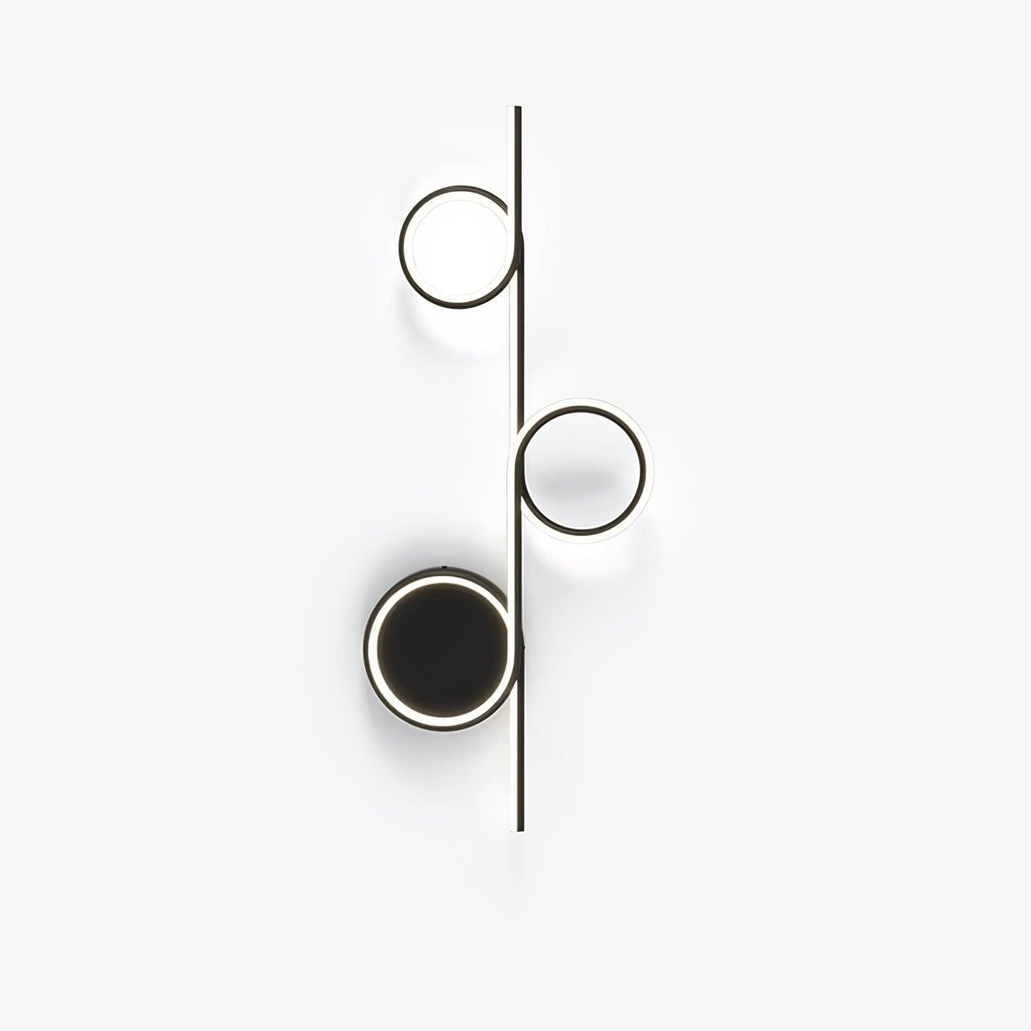 Rhythmic Line Wall Light | Adjustable LED | Black or White Finish