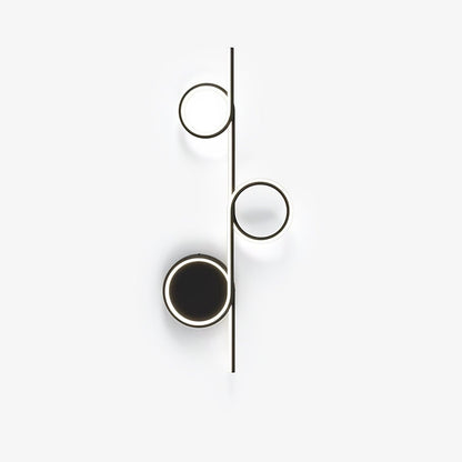 Rhythmic Line Wall Light | Adjustable LED | Black or White Finish