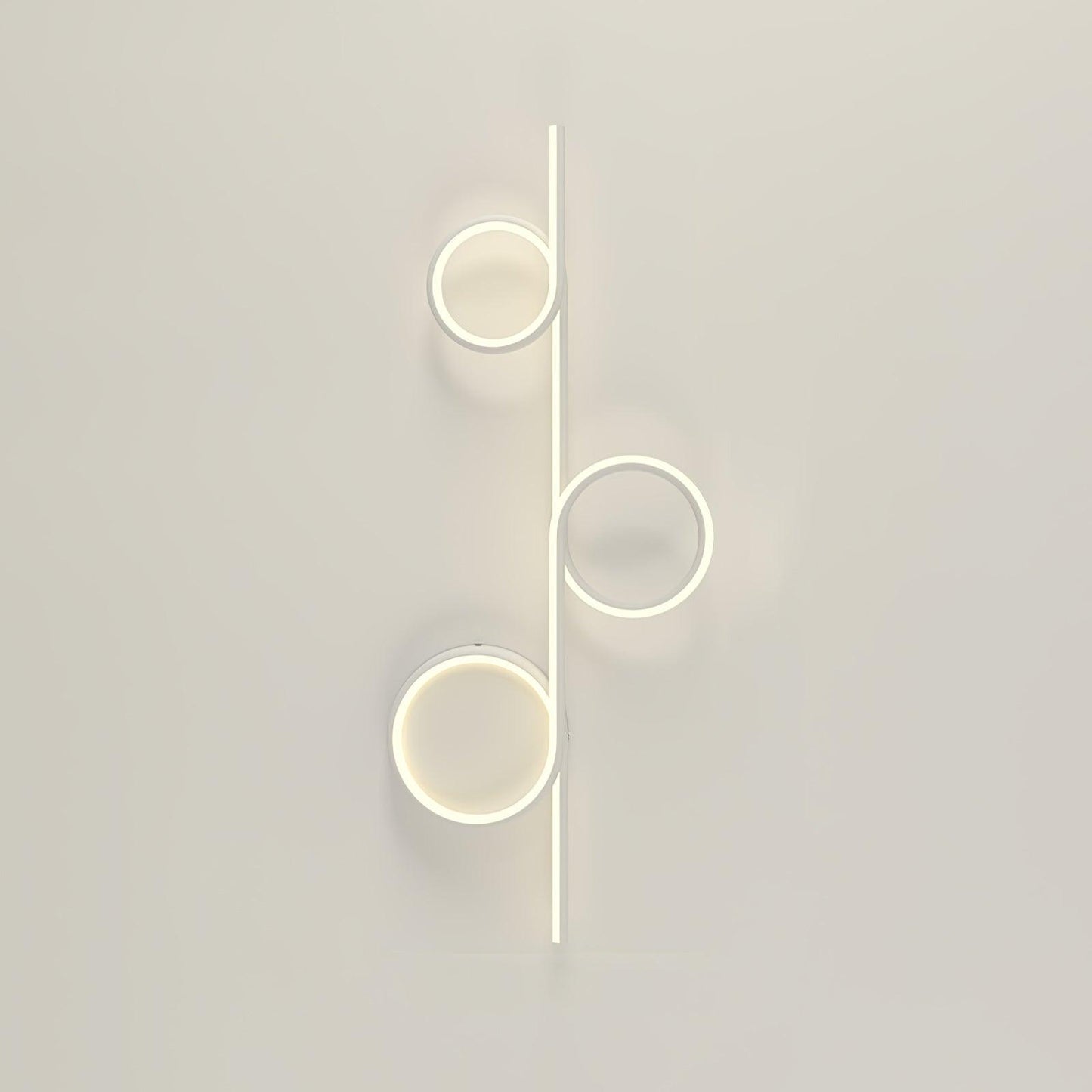 Rhythmic Line Wall Light | Adjustable LED | Black or White Finish