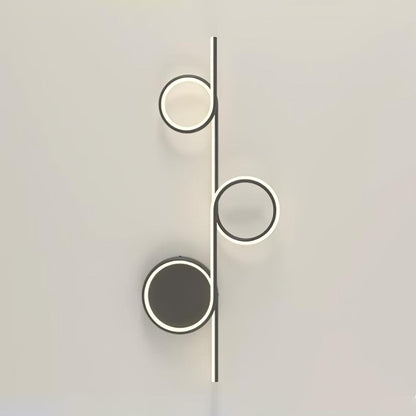 Rhythmic Line Wall Light | Adjustable LED | Black or White Finish