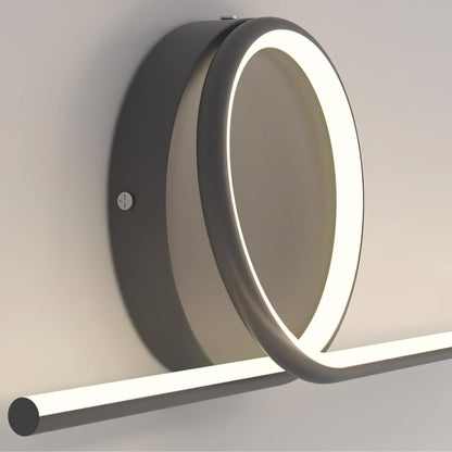 Rhythmic Line Wall Light | Adjustable LED | Black or White Finish