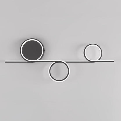 Rhythmic Line Wall Light | Adjustable LED | Black or White Finish