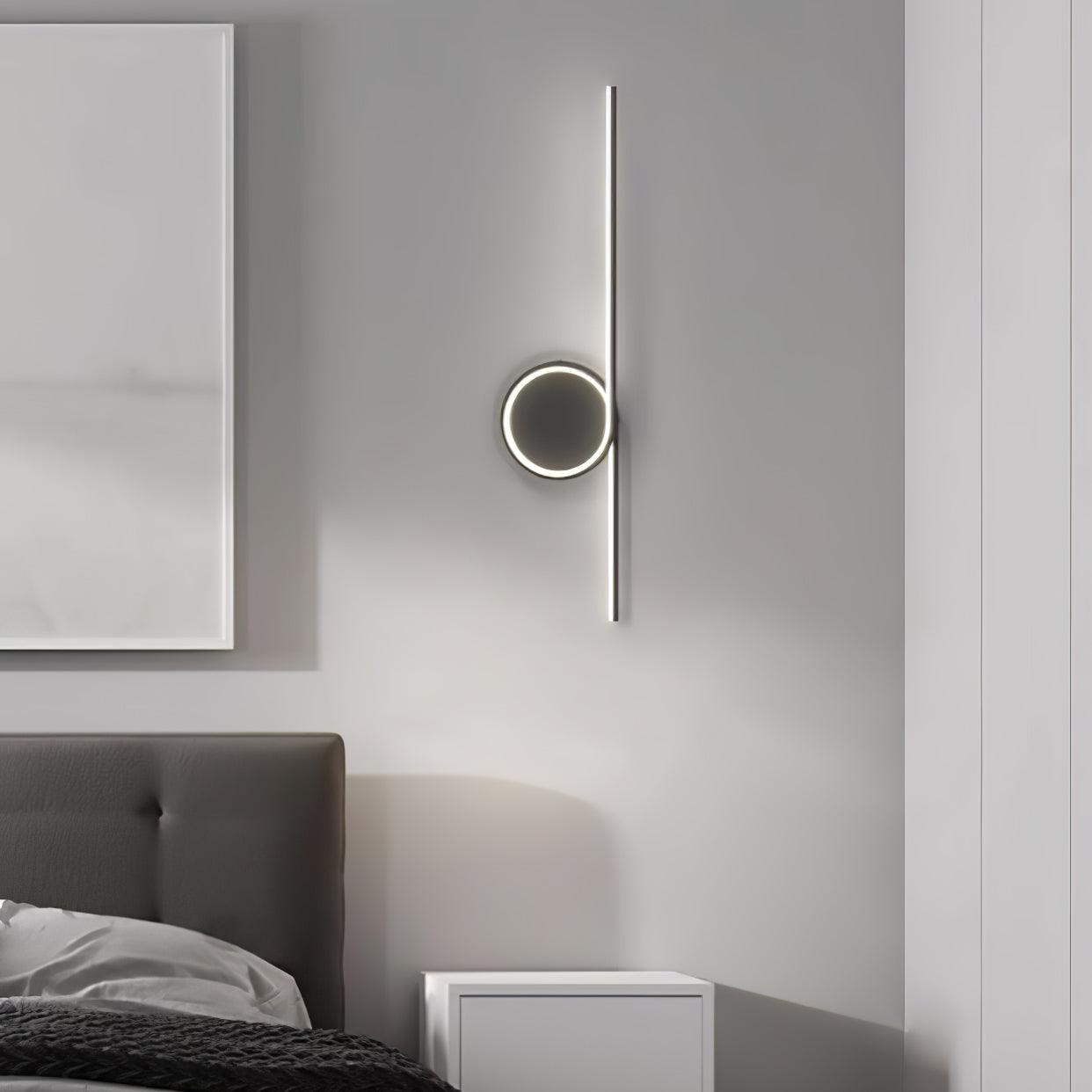 Rhythmic Line Wall Light | Adjustable LED | Black or White Finish