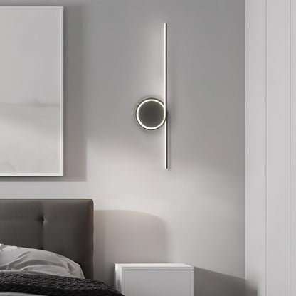 Rhythmic Line Wall Light | Adjustable LED | Black or White Finish