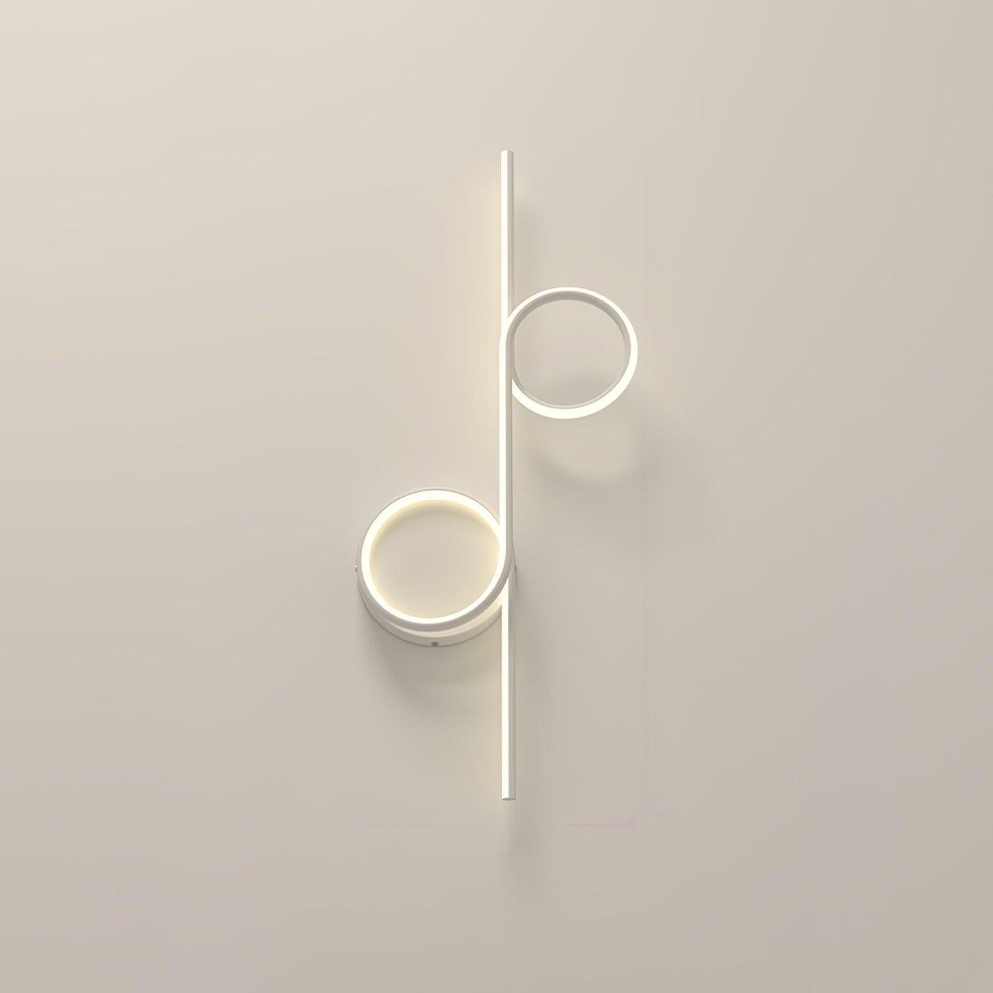 Rhythmic Line Wall Light | Adjustable LED | Black or White Finish