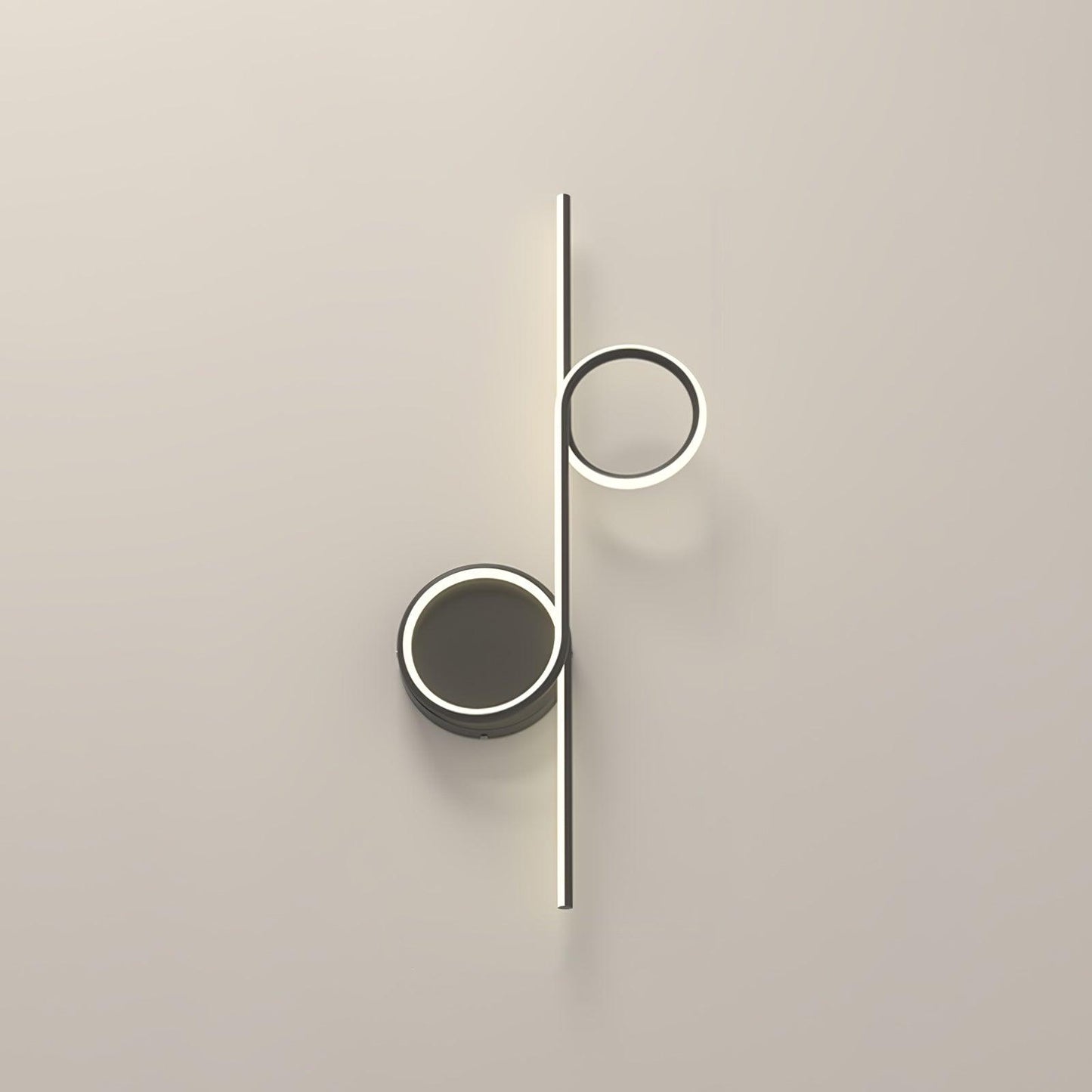 Rhythmic Line Wall Light | Adjustable LED | Black or White Finish