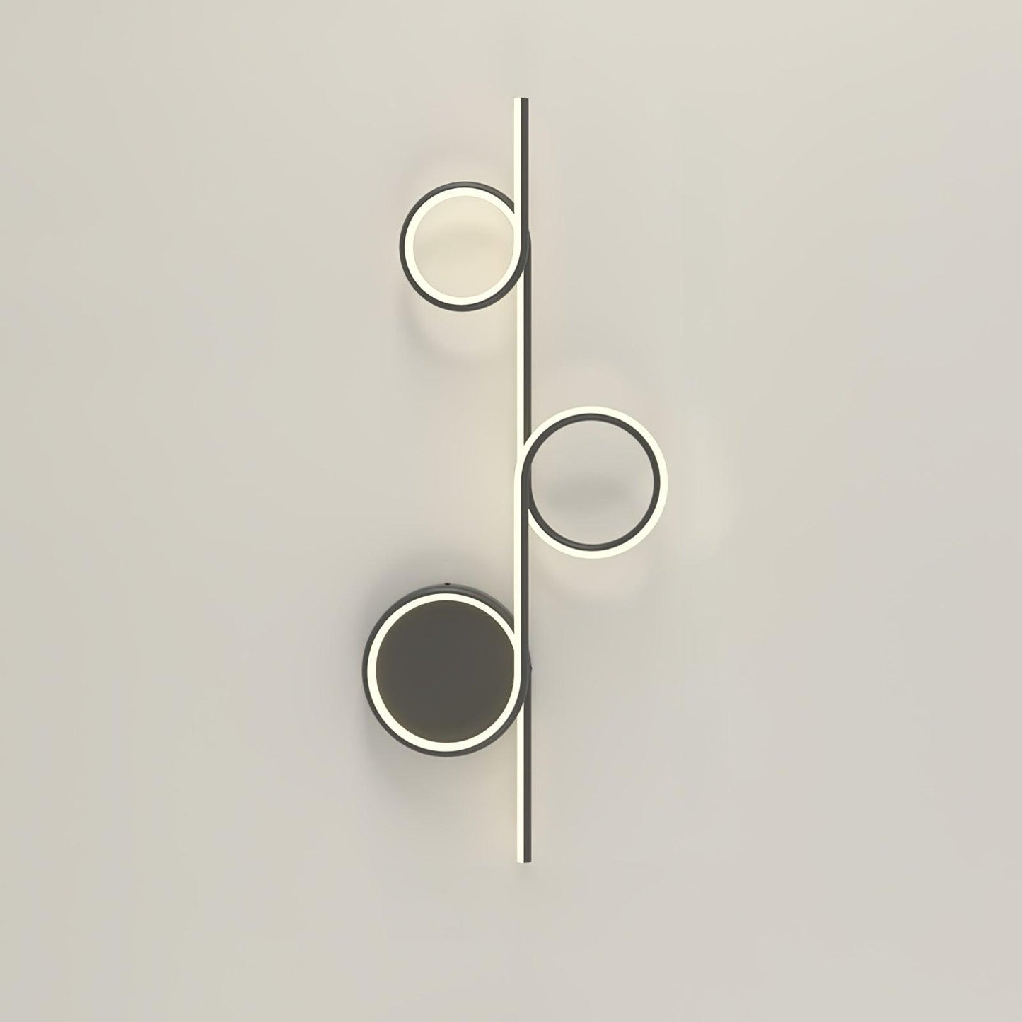Rhythmic Line Wall Light | Adjustable LED | Black or White Finish