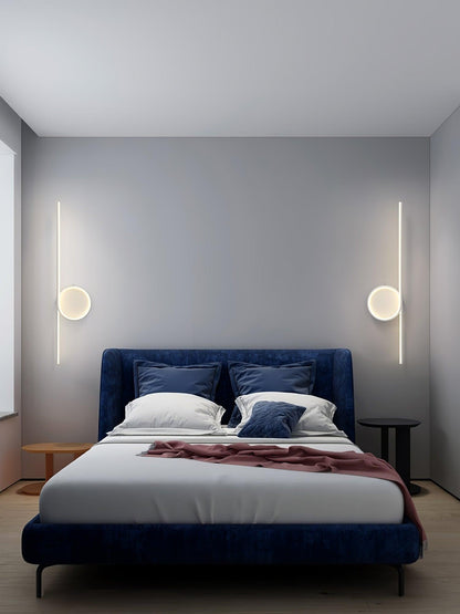 Rhythmic Line Wall Light | Adjustable LED | Black or White Finish