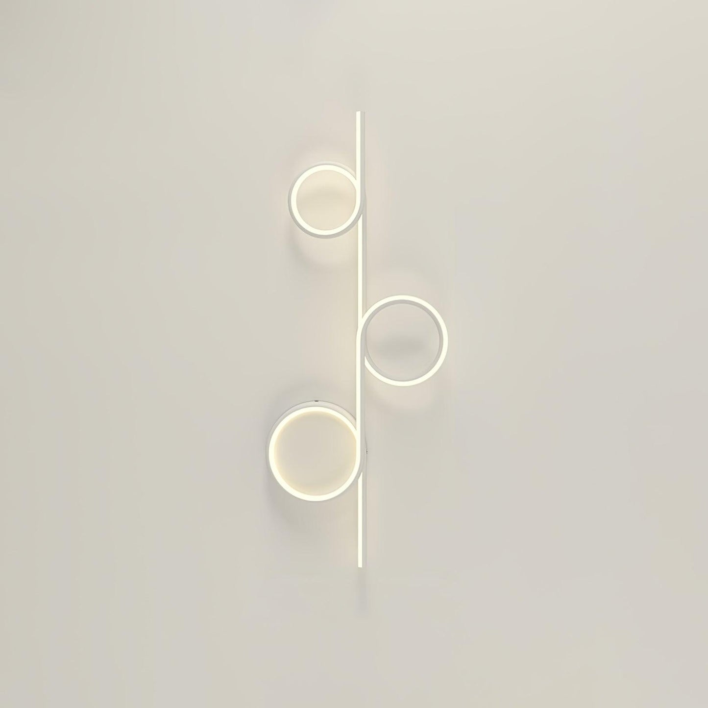 Rhythmic Line Wall Light | Adjustable LED | Black or White Finish