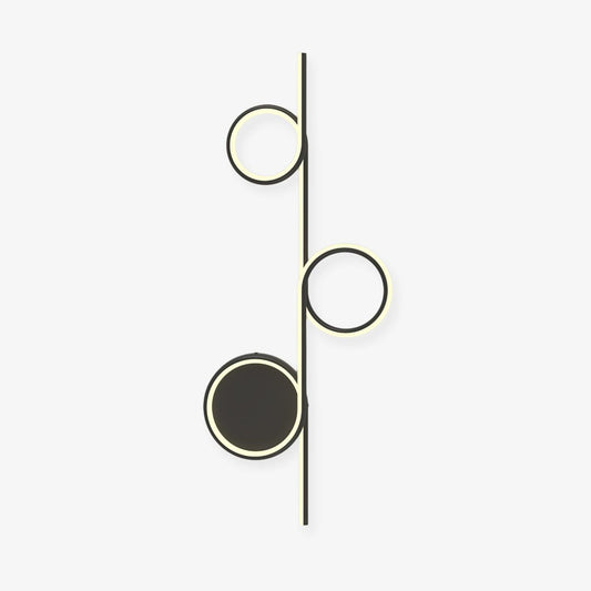 Rhythmic Line Wall Light | Adjustable LED | Black or White Finish