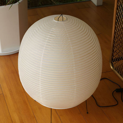 Rice Paper Lantern Table Lamp | Mulberry Paper & Metal | 45cm Diameter
