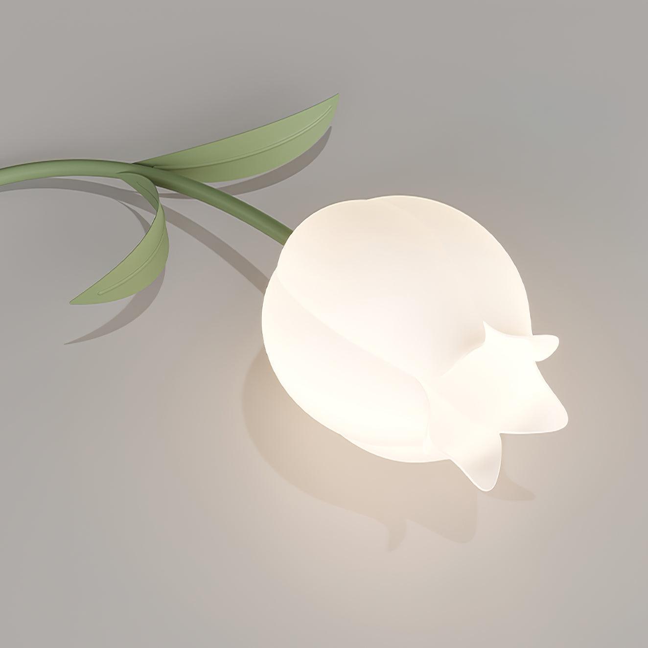 Ricko Ceiling Light | Metal & Acrylic | 3, 9, or 12 Heads | Green or White