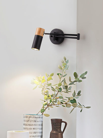 Ridge Arm Wall Lamp | Metal | Set of 2 | White & Gold