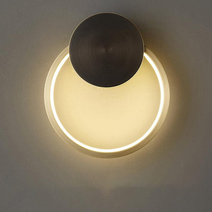 LED Wall Light | Brass & Silicone | Set of 2