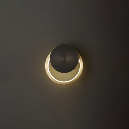 LED Wall Light | Brass & Silicone | Set of 2