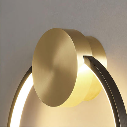 LED Wall Light | Brass & Silicone | Set of 2