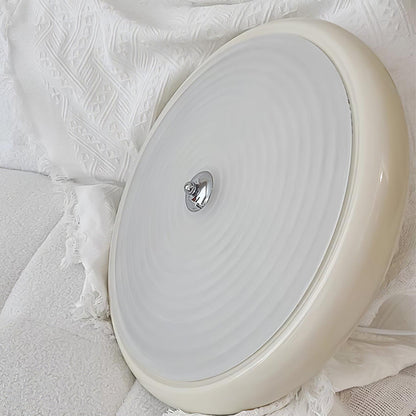 Ripple Cream Ceiling Lamp | Glass Shade | Multiple Sizes