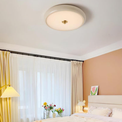 Ripple Cream Ceiling Lamp | Glass Shade | Multiple Sizes