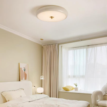 Ripple Cream Ceiling Lamp | Glass Shade | Multiple Sizes