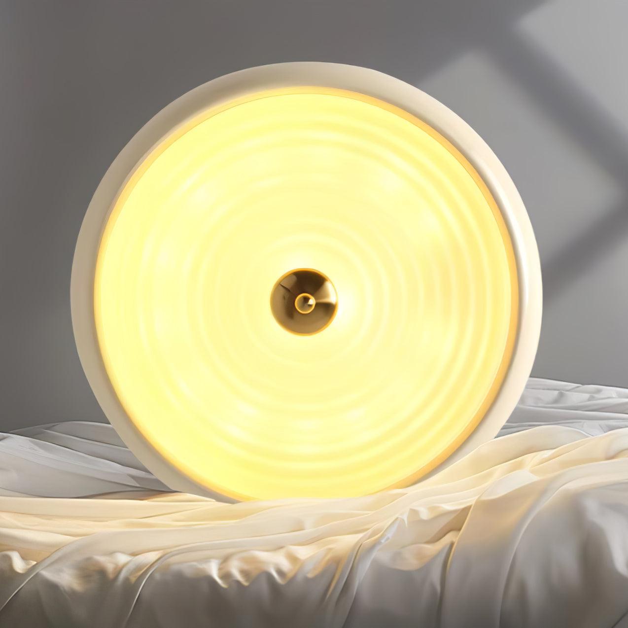 Ripple Cream Ceiling Lamp | Glass Shade | Multiple Sizes