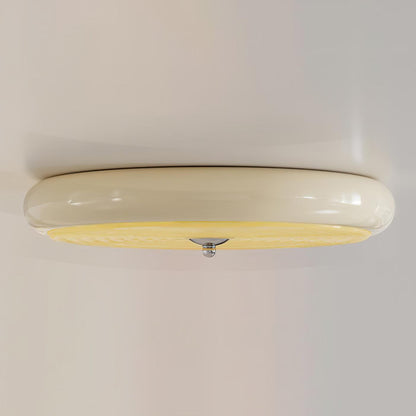 Ripple Cream Ceiling Lamp | Glass Shade | Multiple Sizes