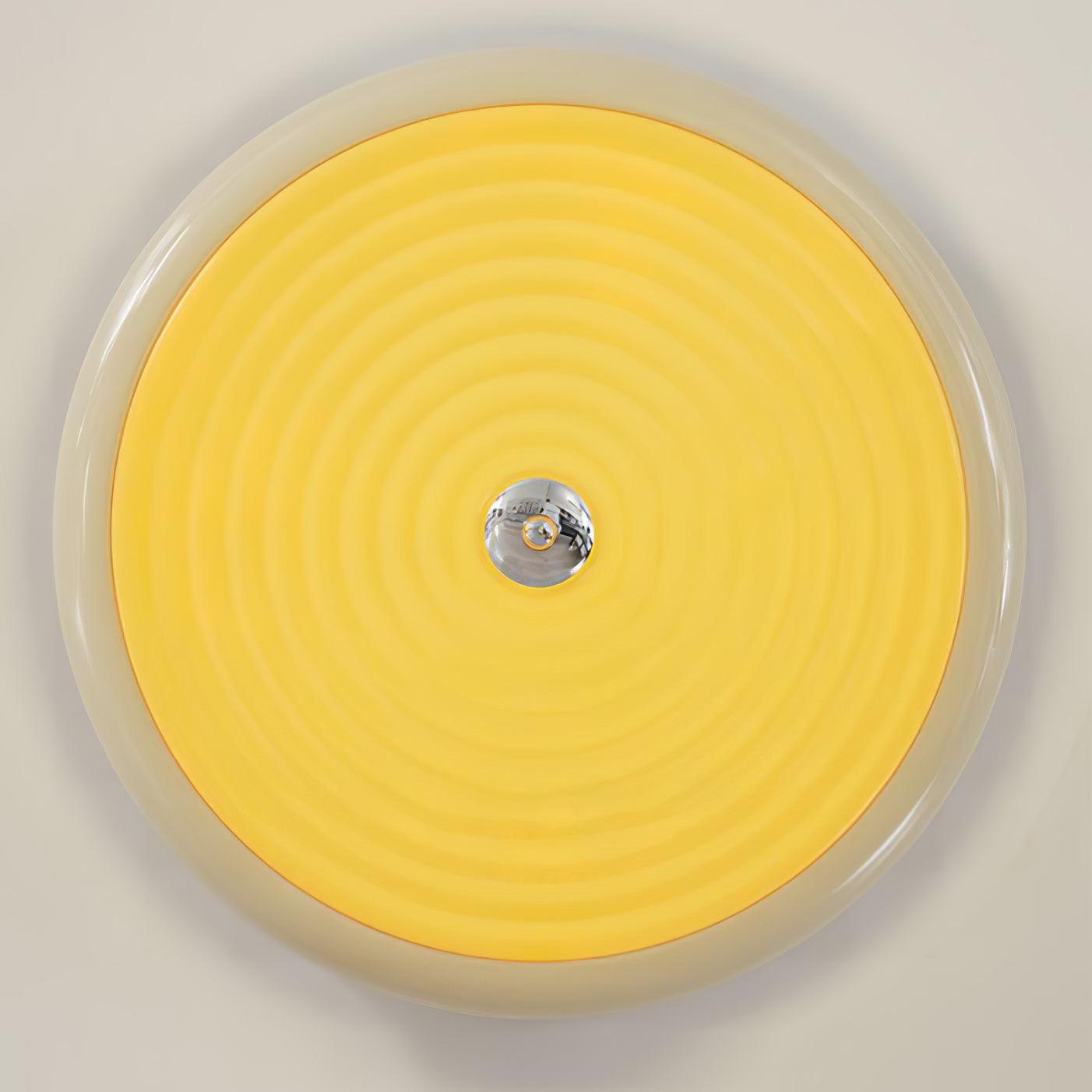 Ripple Cream Ceiling Lamp | Glass Shade | Multiple Sizes