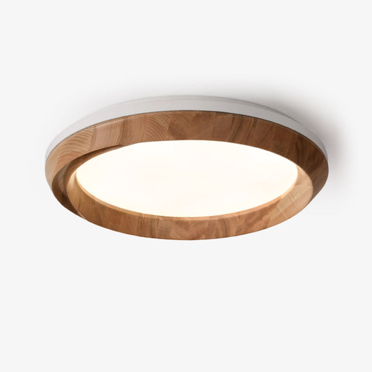 Ripple Wood Ceiling Light | Natural Wood & Acrylic | Multiple Sizes Available