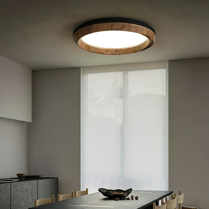 Ripple Wood Ceiling Light | Natural Wood & Acrylic | Multiple Sizes Available