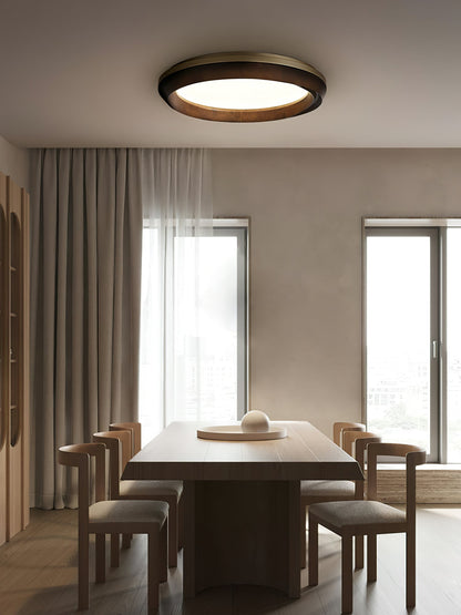 Ripple Wood Ceiling Light | Natural Wood & Acrylic | Multiple Sizes Available