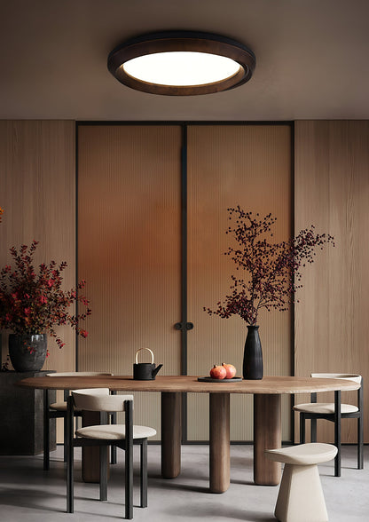 Ripple Wood Ceiling Light | Natural Wood & Acrylic | Multiple Sizes Available