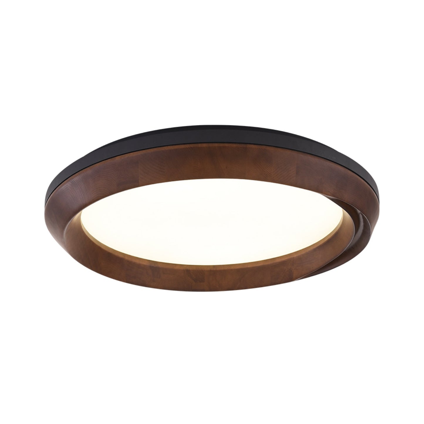 Ripple Wood Ceiling Light | Natural Wood & Acrylic | Multiple Sizes Available