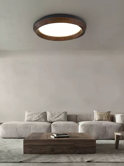 Ripple Wood Ceiling Light | Natural Wood & Acrylic | Multiple Sizes Available