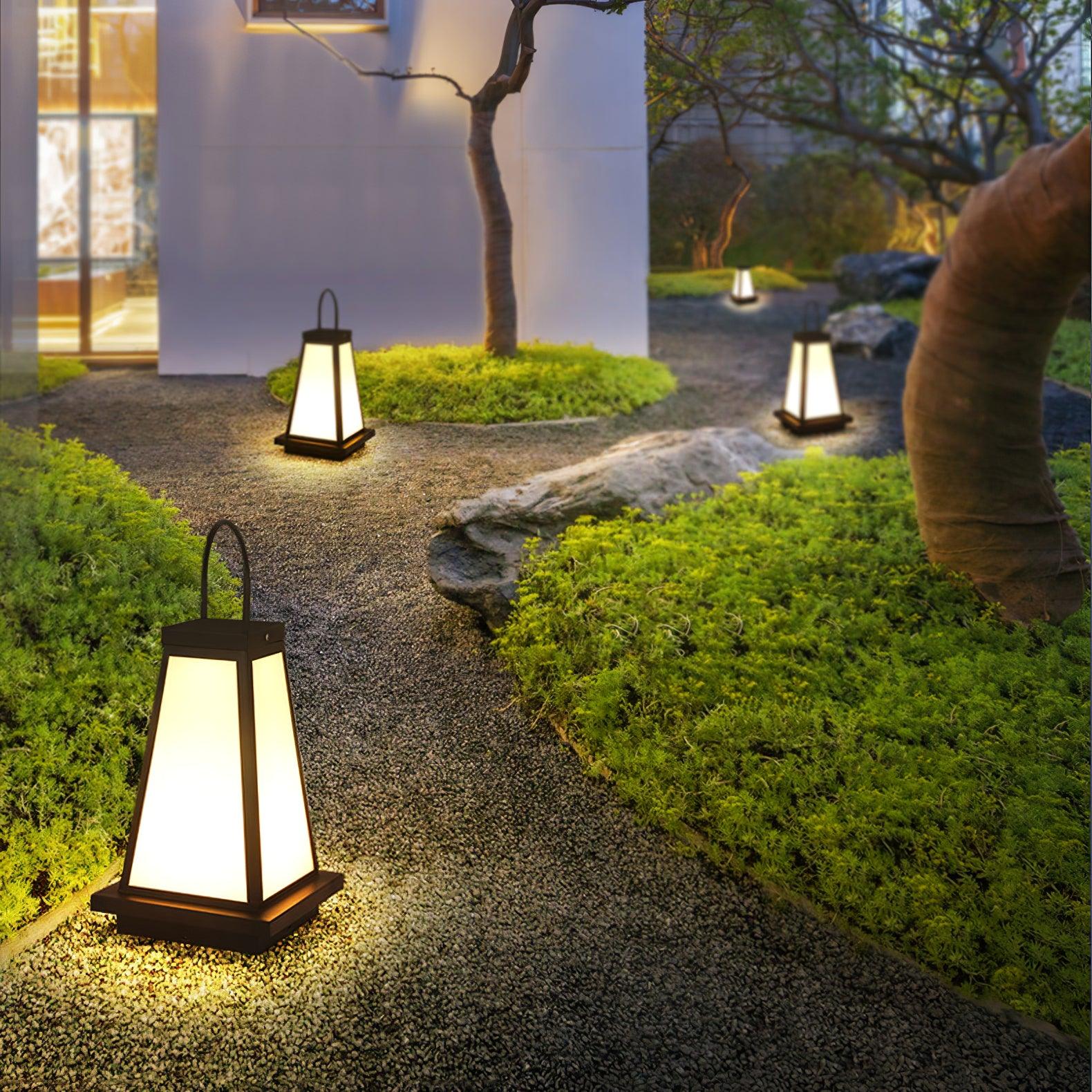 Outdoor Lantern | Stainless Steel & Acrylic | Black & White