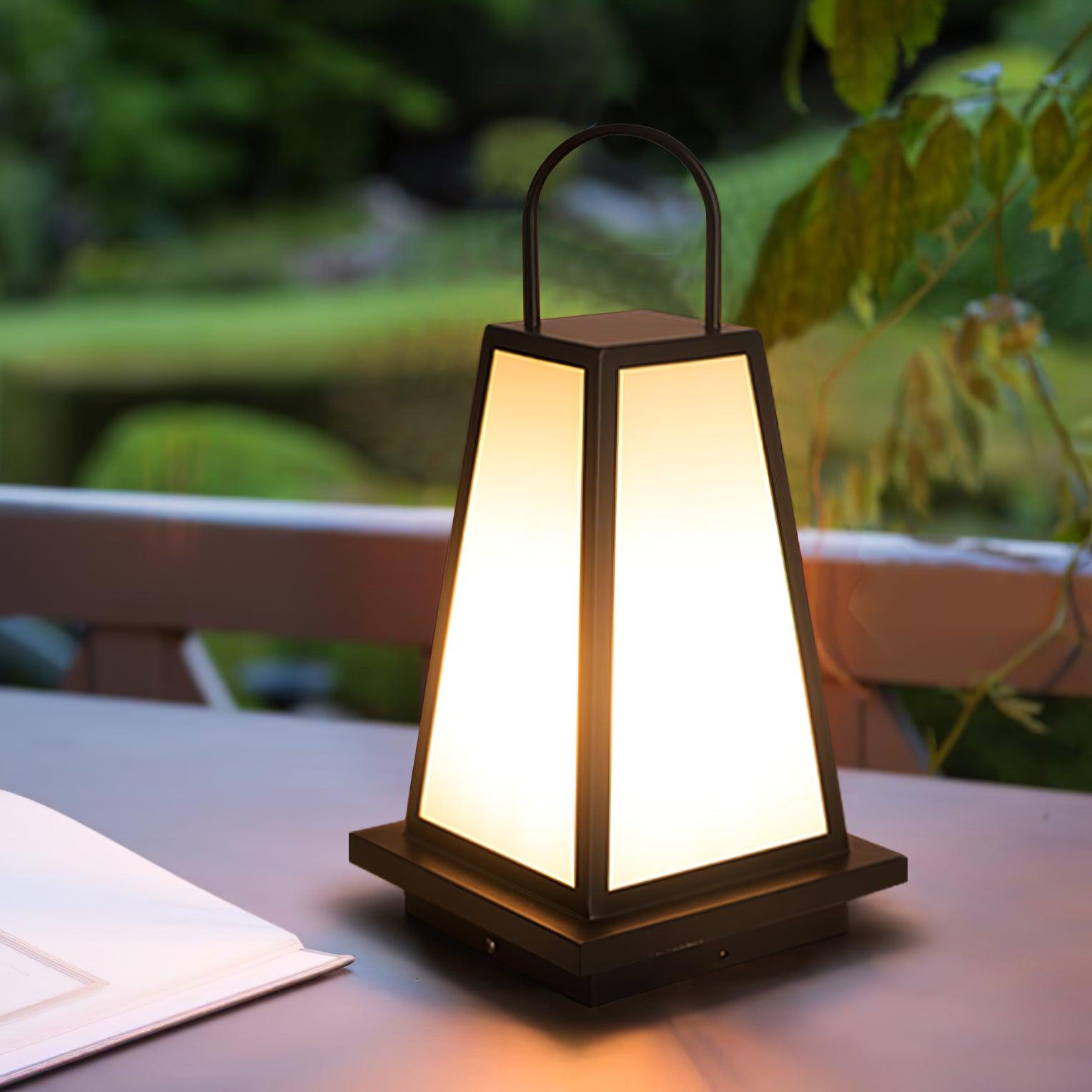 Outdoor Lantern | Stainless Steel & Acrylic | Black & White